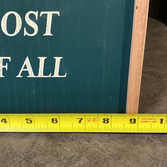 NWT 2022 Target bP Wood Fall Sign - Picture 4 of 4